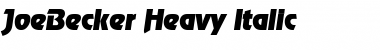 Download JoeBecker-Heavy Font Download JoeBecker-Heavy Font