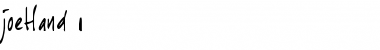 Download joeHand 1 Font Download joeHand 1 Font