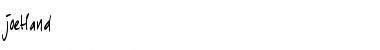 Download joeHand Font Download joeHand Font