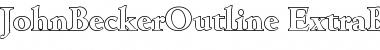 Download JohnBeckerOutline-ExtraBold Font Download JohnBeckerOutline-ExtraBold Font
