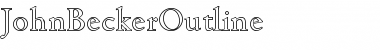 Download JohnBeckerOutline Font Download JohnBeckerOutline Font