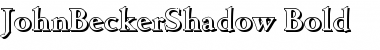 Download JohnBeckerShadow Font Download JohnBeckerShadow Font