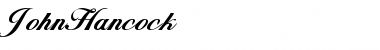 Download JohnHancock Font Download JohnHancock Font