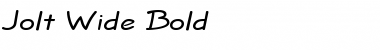 Download Jolt Wide Font Download Jolt Wide Font