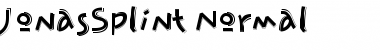 Download JonasSplint Font Download JonasSplint Font