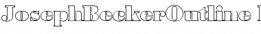 Download JosephBeckerOutline-Black Font Download JosephBeckerOutline-Black Font