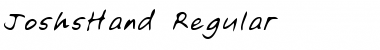 Download JoshsHand Font Download JoshsHand Font