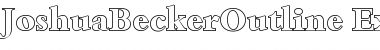 Download JoshuaBeckerOutline-ExtraBold Font Download JoshuaBeckerOutline-ExtraBold Font