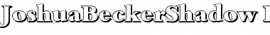 Download JoshuaBeckerShadow-Heavy Font Download JoshuaBeckerShadow-Heavy Font