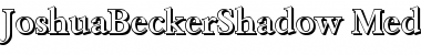 Download JoshuaBeckerShadow-Medium Font Download JoshuaBeckerShadow-Medium Font