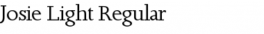 Download Josie-Light Font Download Josie-Light Font