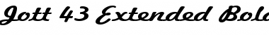 Download Jott 43 Extended Font Download Jott 43 Extended Font