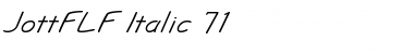 Download JottFLF-Italic.71 Font Download JottFLF-Italic.71 Font