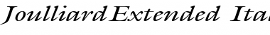 Download JoulliardExtended Font Download JoulliardExtended Font