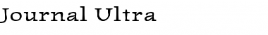 Download Journal-Ultra Font Download Journal-Ultra Font