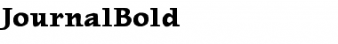 Download JournalBold Font Download JournalBold Font