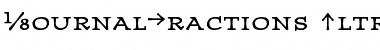 Download JournalFractions-Ultra Font Download JournalFractions-Ultra Font