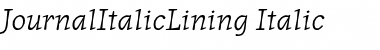 Download JournalItalicLining Font Download JournalItalicLining Font