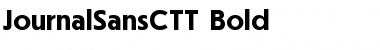 Download JournalSansCTT Font Download JournalSansCTT Font