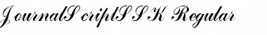 Download JournalScriptSSK Font Download JournalScriptSSK Font