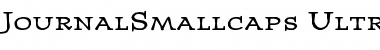 Download JournalSmallcaps-Ultra Font Download JournalSmallcaps-Ultra Font