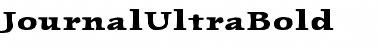 Download JournalUltraBold Font Download JournalUltraBold Font