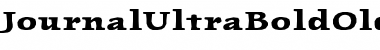 Download JournalUltraBoldOldstyle Font Download JournalUltraBoldOldstyle Font