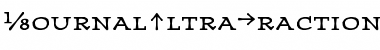 Download JournalUltraFractions Font Download JournalUltraFractions Font