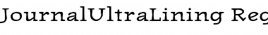 Download JournalUltraLining Font Download JournalUltraLining Font