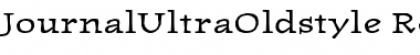 Download JournalUltraOldstyle Font Download JournalUltraOldstyle Font