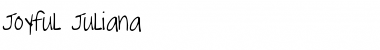 Download Joyful Juliana Font Download Joyful Juliana Font