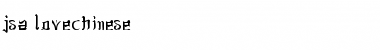 Download jsa lovechinese Font Download jsa lovechinese Font