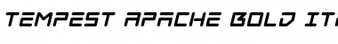 Tempest Apache Bold Italic Bold Italic Font