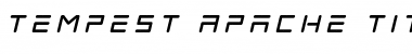 Download Tempest Apache Title Italic Font Download Tempest Apache Title Italic Font