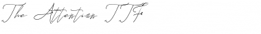 Download The Attention Font Download The Attention Font