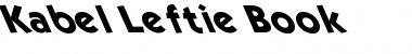 Download Kabel Leftie Font Download Kabel Leftie Font