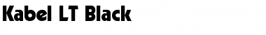 Download Kabel LT Black Font Download Kabel LT Black Font