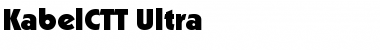 Download KabelCTT Ultra Font Download KabelCTT Ultra Font