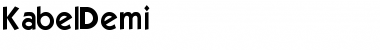 Download KabelDemi Font Download KabelDemi Font