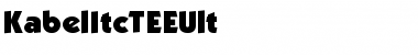 Download KabelItcTEEUlt Font Download KabelItcTEEUlt Font