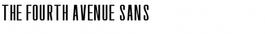 The Fourth Avenue Sans Regular Font