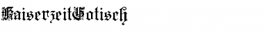 Download KaiserzeitGotisch Font Download KaiserzeitGotisch Font