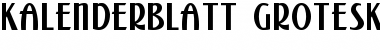 Download Kalenderblatt Grotesk Font Download Kalenderblatt Grotesk Font