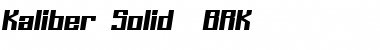 Download Kaliber Solid (BRK) Font Download Kaliber Solid (BRK) Font