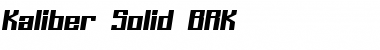 Download Kaliber Solid BRK Font Download Kaliber Solid BRK Font