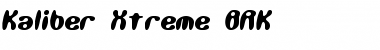 Download Kaliber Xtreme BRK Font Download Kaliber Xtreme BRK Font