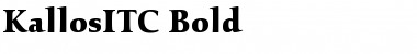 Download KallosITC Font Download KallosITC Font