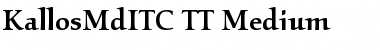 Download KallosMdITC TT Font Download KallosMdITC TT Font