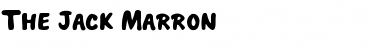 Download THE JACK MARRON Font Download THE JACK MARRON Font