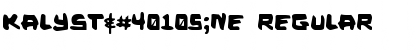 Download Kalyst鲩ne Font Download Kalyst鲩ne Font